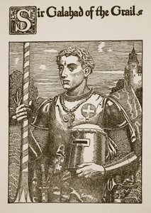 Sir Galahad du Graal, illustration de 